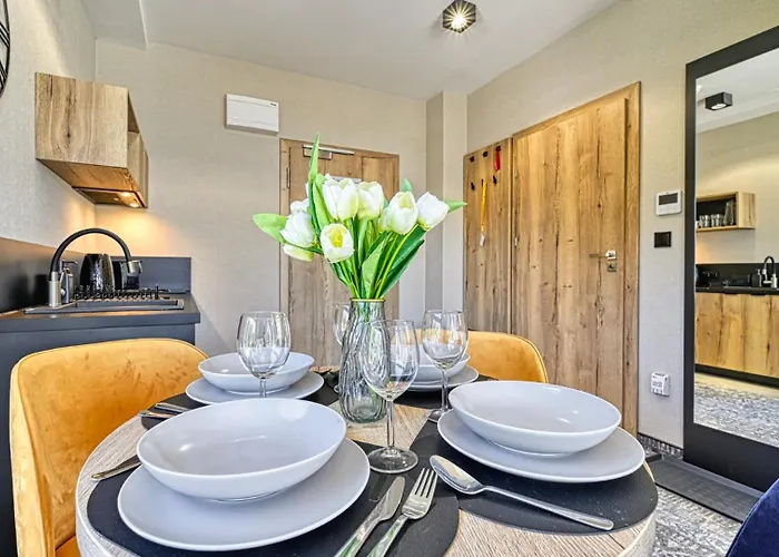 Zloty Horyzont Vip - Glowny Budynek - Z Basenem, Silownia, Grota Solna, Bawialnia I Restauracja By Royal Aparts 아파트 스클라르스카포렘바