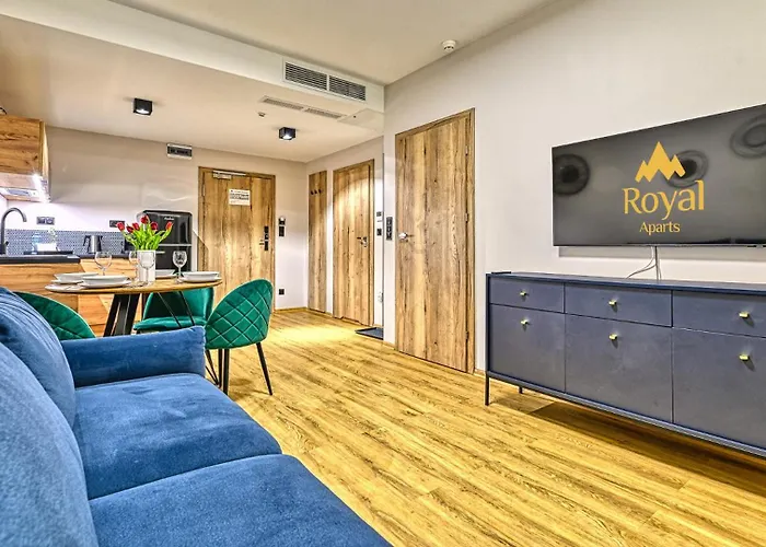 Zloty Horyzont Vip - Glowny Budynek - Z Basenem, Silownia, Grota Solna, Bawialnia I Restauracja By Royal Aparts Appartement