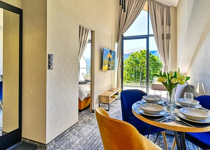 Zloty Horyzont Vip - Glowny Budynek - Z Basenem, Silownia, Grota Solna, Bawialnia I Restauracja By Royal Aparts Appartement